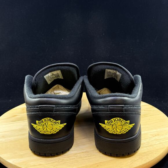 Nike Air Jordan 1 Low Black Elephant Print Yellow IM6568-010 Men\'s Size 10 New main image 7